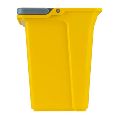Restaurantware-Clean Tek Professional 6 Quart Cleaning Bucket, 1 Utility Pail with Handle - Heavy-Duty, Portable, Yellow Plastic Washing Pail, Perfect for Household, Outdoor, Car Wash and More
