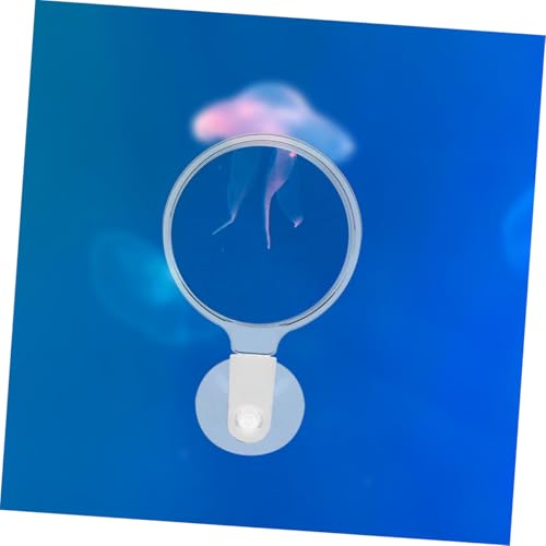 PartyKindom 4pcs Acrylic Magnifier Viewer Cup for Fish Tanks High-Definition Magnification for Animals and Plants User-Friendly Design for Seniors