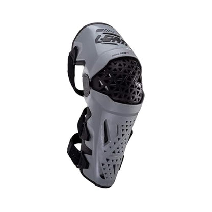 Leatt Unisex-Adult Motorcycle Pivoting Knee and Shin Hard Shell Impact Foam Guard - color: White, size: Small/Medium