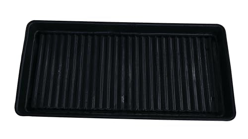 Eagle 1677BLK Containment Utility Tray, 36.25" Length x 18.25" Width x 2.375" Height, Black