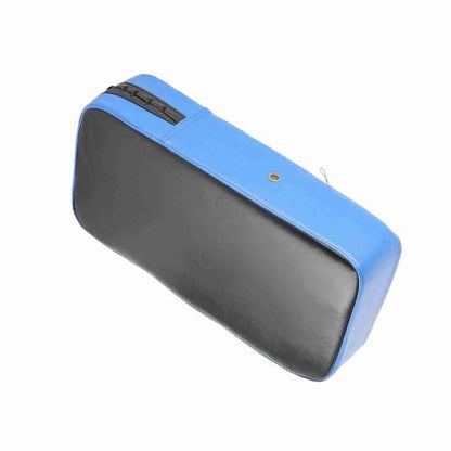 Goshyda Taekwondo Boxing Kicking Strike Pad Durable Handheld Target for Training, Punching Pads for Boxing Kick, Taekwondo Foot Target for Kids and Adults PU Leather - color: Blue