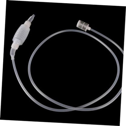 Cabilock 2pcs Home Brewing Siphon Hose Plastic Wine Beer Transfer Tubing with Filter for Bottles Easy Handling Spill Liquid Transfer for Narrow Wide Mouth Containers