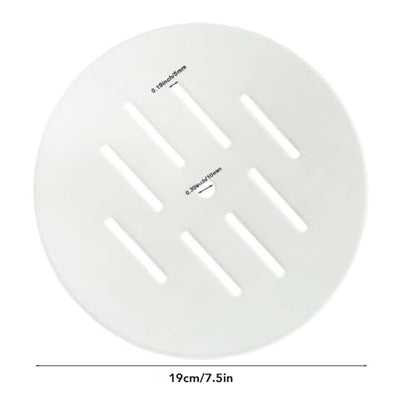 Acrylic Aquarium Anti Jumping Lid Cover 2PCS, Round 7.5 Inch Fish Tank Cover with Multi Holes to Prevent Fish, Shrimp, Turtles, Reptiles from Jumping Out