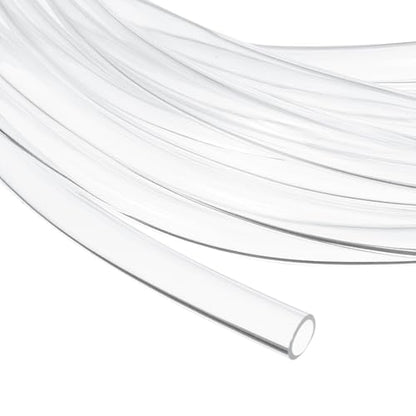 uxcell 1/4 Inch Clear PVC Tubing, 6mm ID x 8mm OD - 15ft PVC Tube Lightweight Vinyl Hose, Transparent Flexible Plastic Water Tubing for Air Oil Water Transfer Aquarium Irrigation - size: 6mm ID x 8mm OD