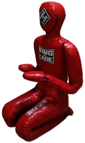 Deluxe MMA Grappling/Jiu Jitsu/Ground & Pound Dummy 3.0 - size: Adult (Filled)-Red