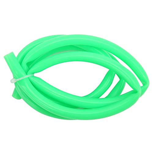 Aquarium Tubing, Silicone Pipes External Silicone Extension Hose Pipe Peristaltic Pump Tube Rubber Tubing Hydraulic Equipment Green (6.4mm*9.6mm)