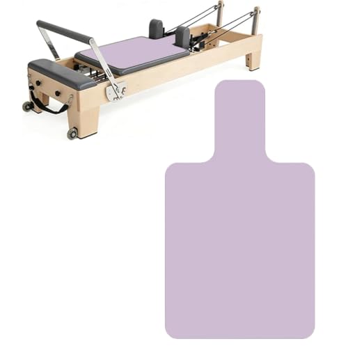 Non-Slip Pilates Reformer Mat Cover,0.8mm Thick Pilate Reformer Machine Cover Mat Towel,Pilates Mats for Reformer,Fleece Exercise Matfor Pilate Training Yoga 39" x 24" - color: Purple