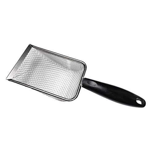 Reptiles Sand Scooper Stainless Steel Fine Mesh Terrarium Substrates Litter Substrates Shovels For Beach Metal Detecting