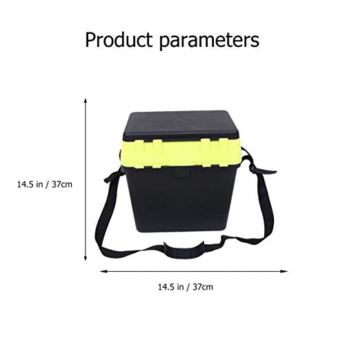 Fishing Box Comfortable Seat Fishing Storage Container for Live Fish Lightweight Portable for Anglers