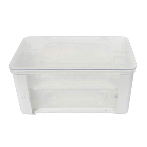 balacoo Fish Tank Waterfall Box Compact Filtration System for Clean Turtle Habitat Easy to Install Aquarium Accessory