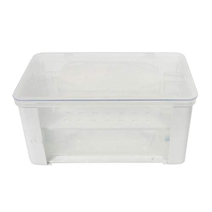 balacoo Fish Tank Waterfall Box Compact Filtration System for Clean Turtle Habitat Easy to Install Aquarium Accessory