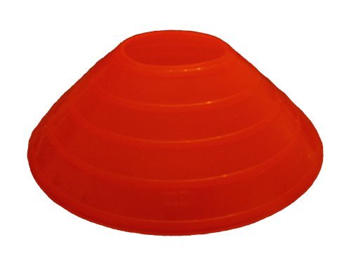 Set of 20 Disc Cones Bright Orange