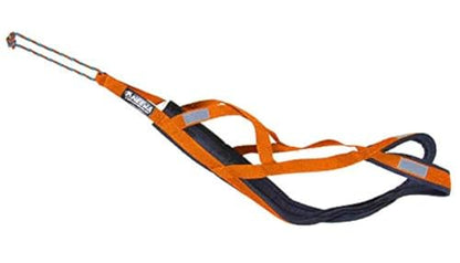 Neewa Pro Sled Dog Harness (Orange, Large (Neck 18 Chest 32 Back 21))