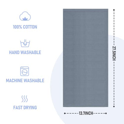 8 Pack Cotton Sports Towel, Gym Towel, Waffle Pattern - size: 8Pcs-4Colors