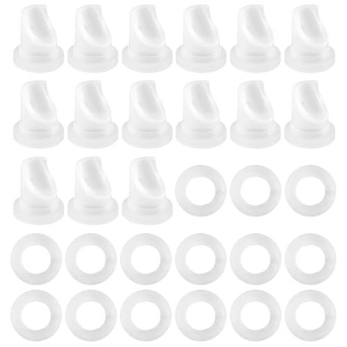 30 pcs Beer Keg Coupler Check Valve Beer Washer Gaskets Set, Gas Check Valve Beer Sealing Gasket Beer Keg Coupler Replacement Accessories Kit for Sankey D/S/A/G Couplers