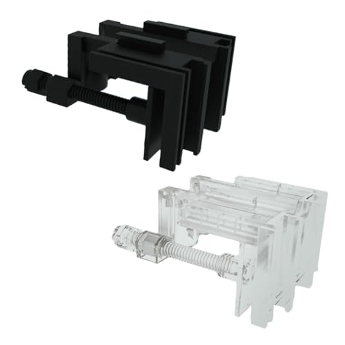 FOMIYES 2pcs Acrylic Hose Holder Clips for Fish Tank Space-Saving Easy Installation Water Clips for Aquarium Use Options