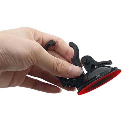 1set Aquarium Suction Cup Clip Fish Tank LED Light Angles Adjustable Buckle with Suction Cups Aquarium Accessories Tube Holder for Lid - color: Black