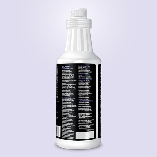 Prevention Ready-To-Use Disinfecting Cleaner – Hospital Grade Disinfectant Spray Solution for Salons, Spas, Clinics, Surfaces – Sanitizing Solution & Two Reusable Sprayers – 32oz Bottle (6 Pack) - size: 32 Fl Oz (Pack of 6)