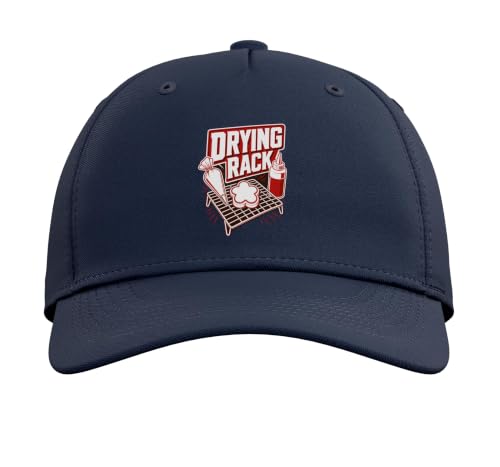 Drying Rack Baking Pastry Chef Adjustable Baseball Hat - color: Navy Blue