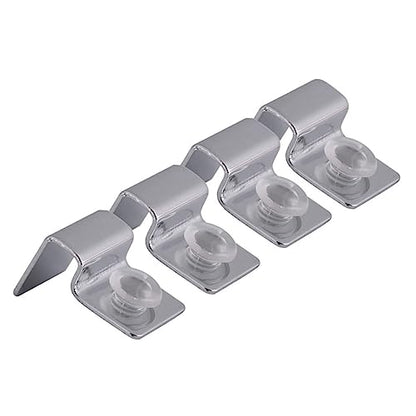 Yardwe Stainless Steel Support Bracket Fish Tank Cover Holder 8pcs Set Aquarium Rack Stand