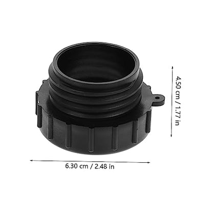 PRETYZOOM Tank Lid Adapters Tote Replacement Valve Fine Thread 63mm to Coarse Thread 60mm