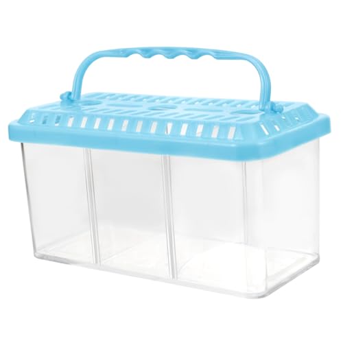 BESPORTBLE Fish Breeding Tank with Compartments Transparent Isolation Box for Tropical Fish Shrimp Detachable for Easy Use Safe Aquarium Breeder Box