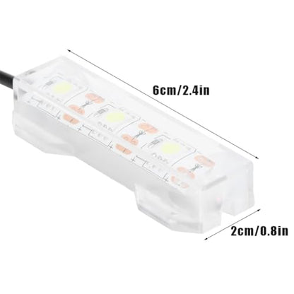 Small Aquarium Light, USB Fish Tank Light Water Plant Light Bar Desktop Mini Decoration LED Lamp for Office Desk Planted Freshwater Saltwater Betta Micro Landscape Daily Lighting Cold White