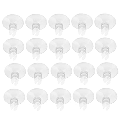 20Pcs Aquarium Fish Tank Suckers Suction Cups Holders Clips Clamps for 4/6mm Airline Tube