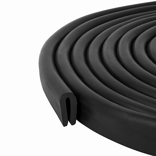 Edge Trim Rubber, Fits Edge up to 1/16 inch (1.6mm), Length 10 Feet (3.05 Meter)