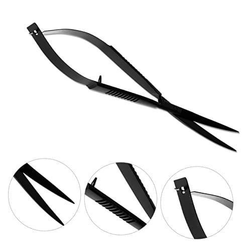 COLLBATH Stainless Steel Aquatic Plant Scissors Spring Trimmer Tool for Aquarium Terrarium for Underwater Plant Maintenance Easy to Use in Small Tanks Safe for Fish Care