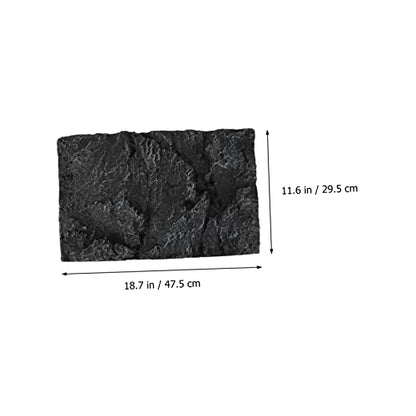 Didiseaon Fashion Aquarium Background Board 3D Aquarium Rocks for Fish Tank Decor Betta Fish Tank Background Plate
