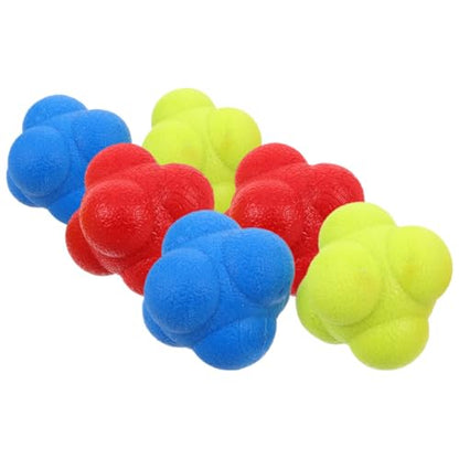 Six Piece Hexagon Reaction Speed Training Balls for Kids Adults