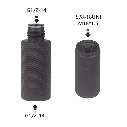 1pcs G1/2-14 Gas Cylinder Refill Filling Adapter Air Tank Soft Connector Regulator Fittings Diving Aquarium Soda CO2 Accesories(Option 5) - size: Option 5