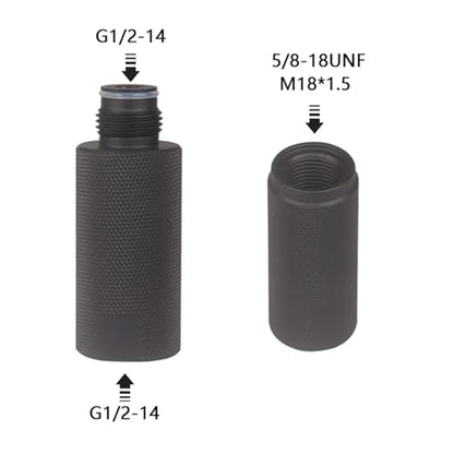 1pcs G1/2-14 Gas Cylinder Refill Filling Adapter Air Tank Soft Connector Regulator Fittings Diving Aquarium Soda CO2 Accesories(Option 5) - size: Option 5