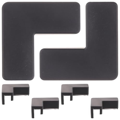 ERINGOGO Silicone Corner Protectors 6pcs Safety Bumpers Soft Right-Angle Edge Guards for Fish Tank and Pet Box Collision Protection Proofing Furniture
