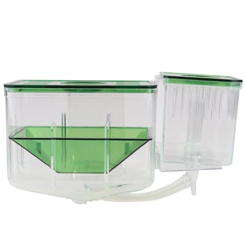 VOSAREA Self Guided Isolation Box for Fish Breeding Transparent Hatching Tank for Aquarium Protects Newborns Fish from Aggressive Species Fry Box for Enhanced Survival Rates