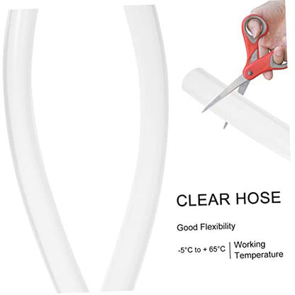 Silicone Tube Set Food Grade Tubing for Aquarium Air Pump Water Oil Air Transfer Hose