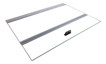 H2Pro 48x18 Glass Canopy 2 Piece Set for 70/75/90/110 Gallon Aquarium Fish Tank (22.68 x 16.93 x 0.16in)
