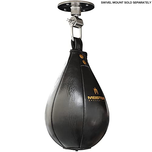 Meister SpeedKills Leather Speed Bag with Lightweight Latex Bladder - style: medium (9.5" x 6")