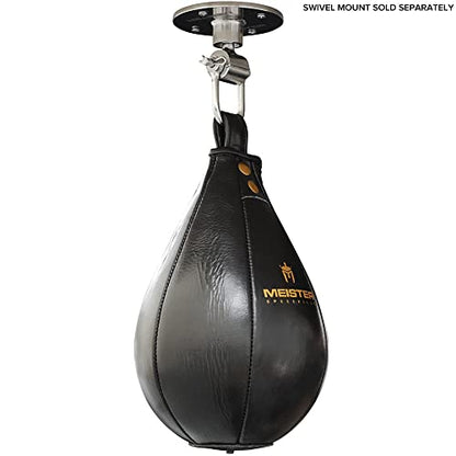 Meister SpeedKills Leather Speed Bag with Lightweight Latex Bladder - style: medium (9.5" x 6")