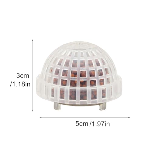 Moss Hemisphere Colonization Ball Aquarium Shrimp Fish Tank Moss Balls Holder Freshwater Live Plants Shaping Ball with Filter Stone