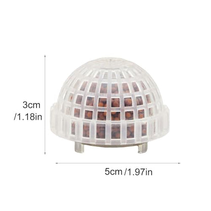 Moss Hemisphere Colonization Ball Aquarium Shrimp Fish Tank Moss Balls Holder Freshwater Live Plants Shaping Ball with Filter Stone