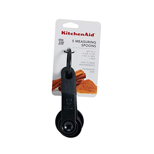 KitchenAid KE057OHWHA Classic Measuring Spoons - color: Black
