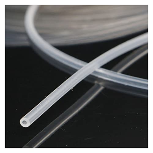 5m Silicone Capillary Tube, 0.5mm 0.8mm 1mm 2mm Food Grade Hose Silicone Rubber Tube, 10m Long Thin Tube Protection Sleeve, 1pcs (Color : 0.5 x 1mm)