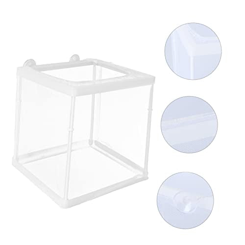 BESPORTBLE Breeding Incubator Box Mesh Fish Tank Breeding Tank Box for Betta Guppy Practical Aquarium