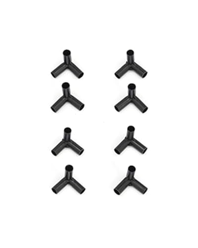 8pcs Plastic 3-Way Elbow Connector