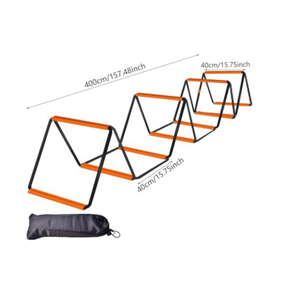 Agility Ladder, Agility Training Equipment, Balance Fitness Training, Football Footwork Ladder, Speed Ladder for Workout - size: 10 Grids With Bag