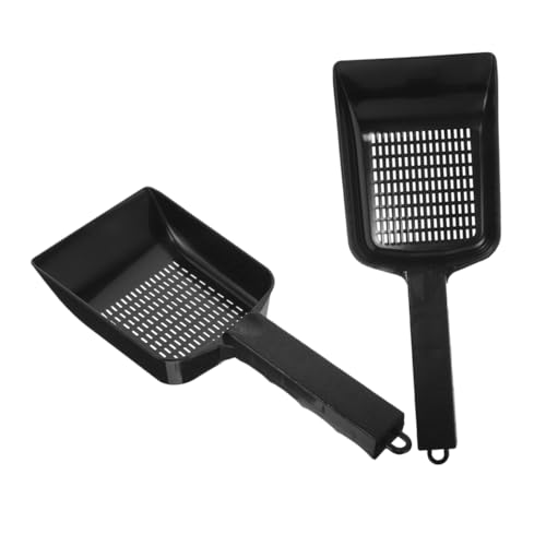 Toddmomy 2pcs Aquarium Gravel Scoop Tool for Efficient Sand Removal Fish Tanks Gardens and Lizard Habitats Sturdy Versatile and Sand Cleaning