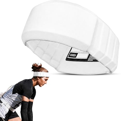 Gamebreaker Aura Protective Headband - Lightweight Soccer & Flag Football Headgear with Quick-Wick Moisture Control & Impact Protection - Unisex Youth & Adult - color: Arctic White, size: X-Large-XX-Large