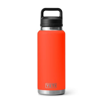 YETI Rambler 36 oz Bottle, Vacuum Insulated, Leakproof, Stainless Steel with Chug Cap - color: Solar Flare